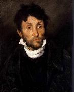 Theodore   Gericault Portrait of a Kleptomaniac oil